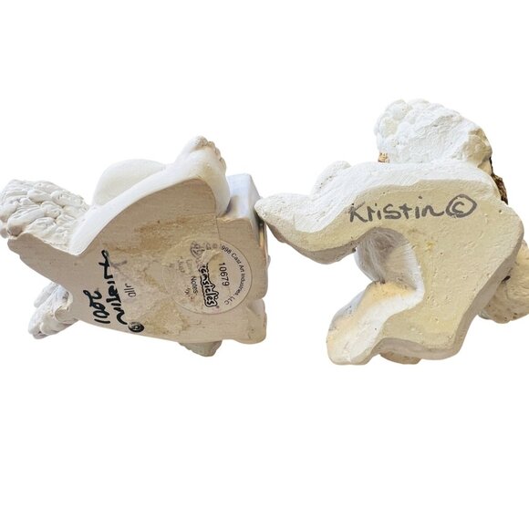 Dreamsicles Cherub Angel Figurine With Floral Wreath Accents & Gift Box Detail - Picture 3 of 4